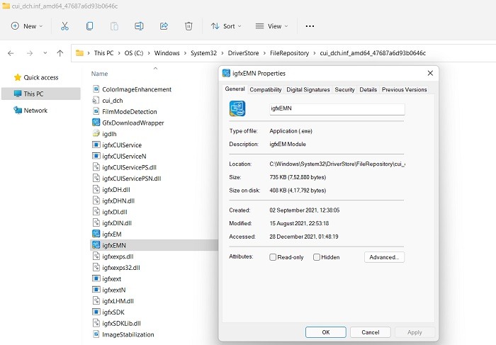 Windows Processes Look Malware Igfxemn