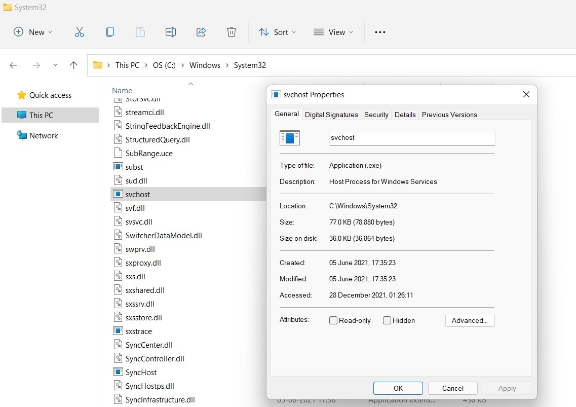 Windows Processes Look Malware Svchostexe