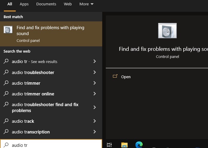 Windows Sound Not Working Win10 Find And Fix Problems With Playing Sound