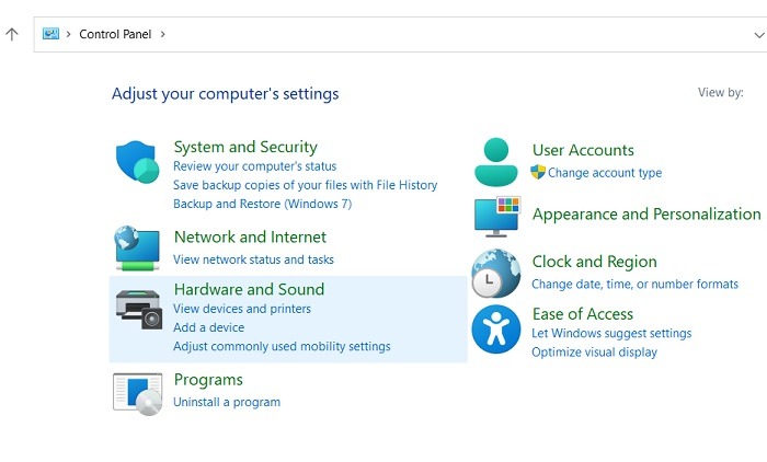 Windows Sound Not Working Win11 Control Panel