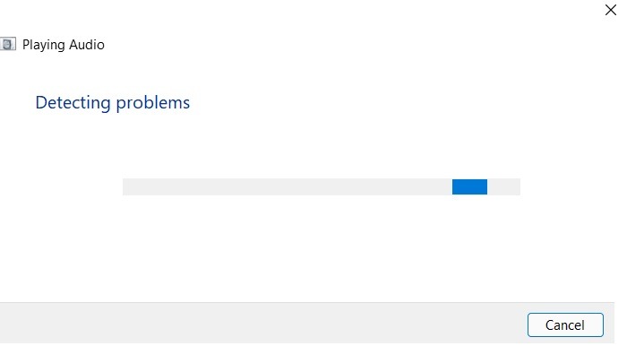 Windows Sound Not Working Win11 Detecting Problems