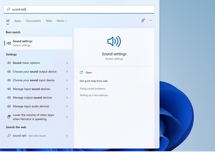 Windows Sound Not Working Win11 Sound Settings