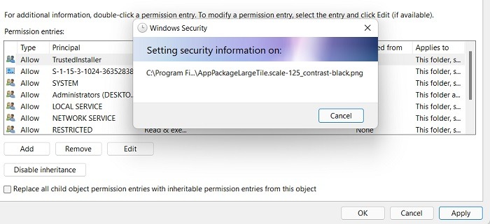 Windowsapps Folder Changing Permissions Trustedinstaller