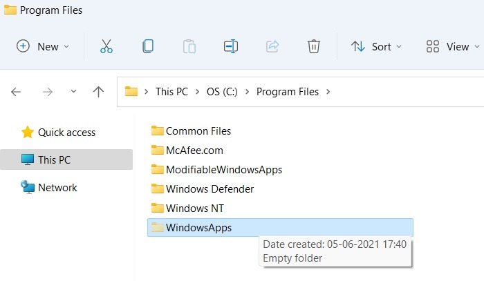 Windowsapps Folder Hidden Folder Location