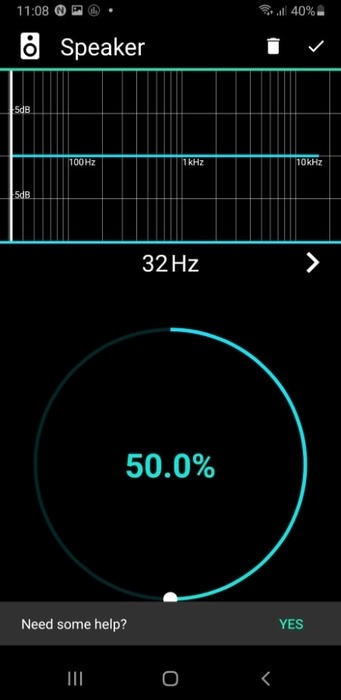 Android Equalizer Neutralizer Test