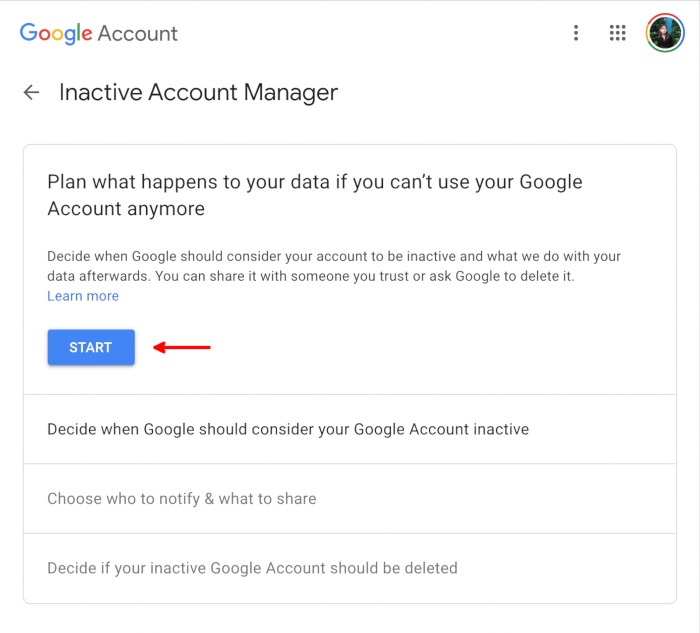 Digital Legacy Google