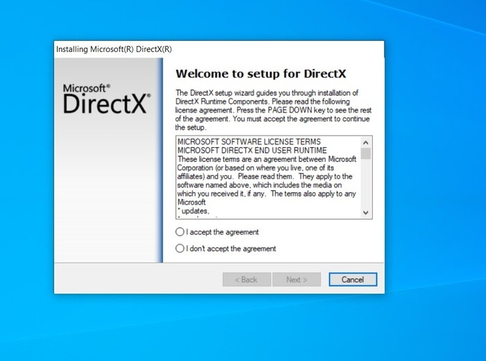 Directx Installer Launch 1 1