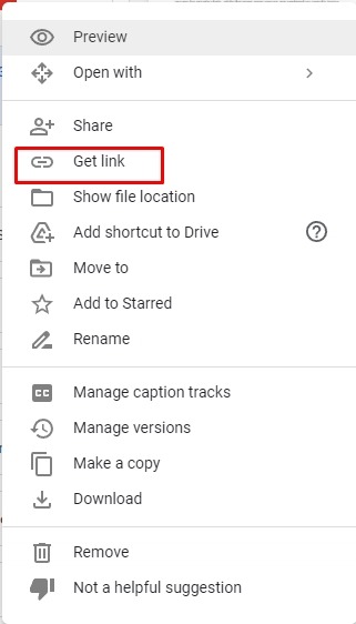 Discord Google Drive Get Link
