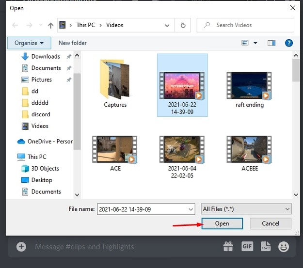 Discord Select A Video