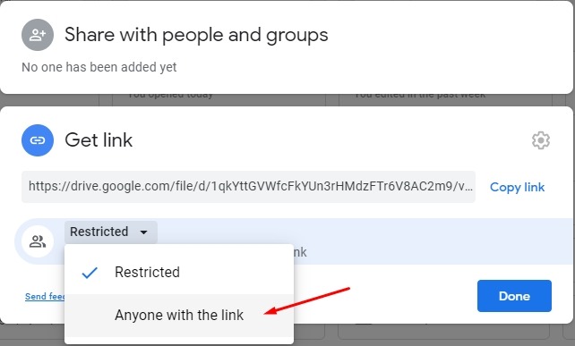 Discord Using Google Drive Files