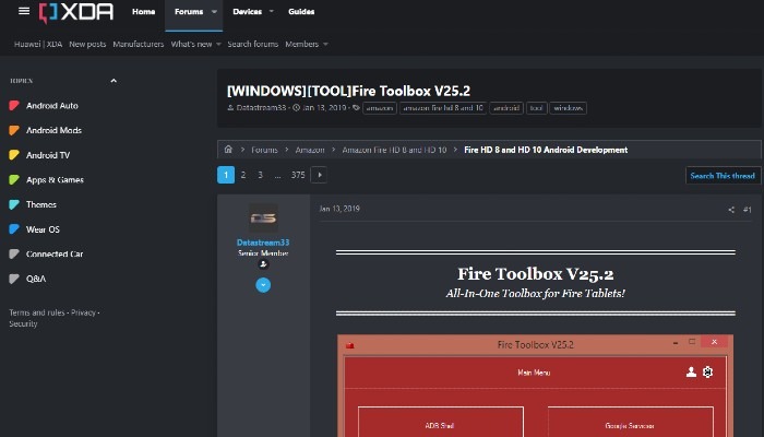 Fire Toolbox Xda