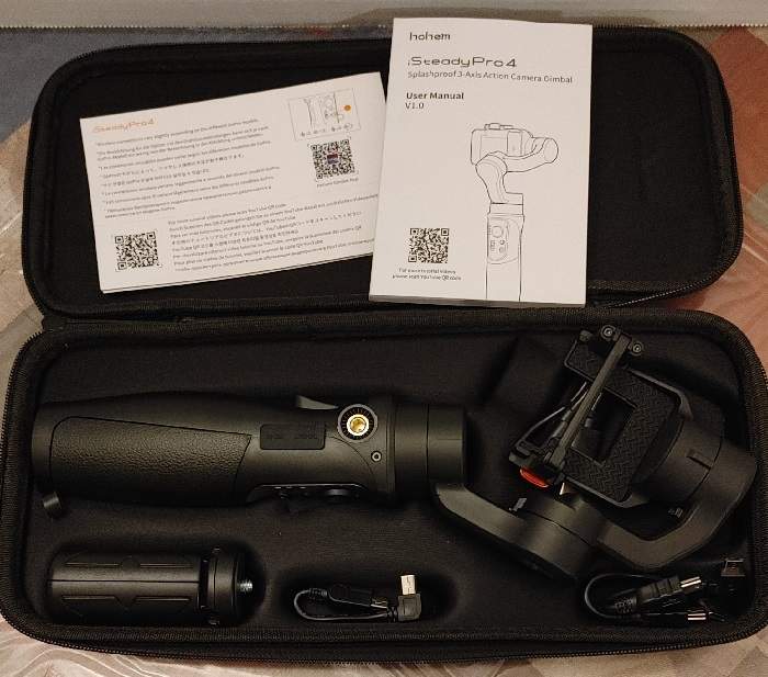 Hohem Isteady Pro 4 Gimbal Review Box