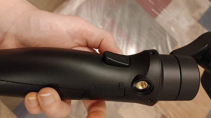 Hohem Isteady Pro 4 Gimbal Review Trigger