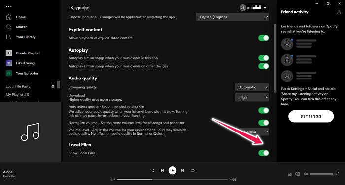 How To Add Local Files Spotify Desktop Enable Local Files