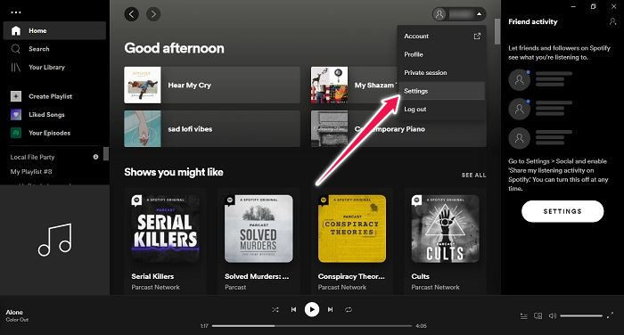How To Add Local Files Spotify Desktop Settings