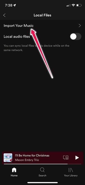 How To Add Local Files Spotify Ios Import Music