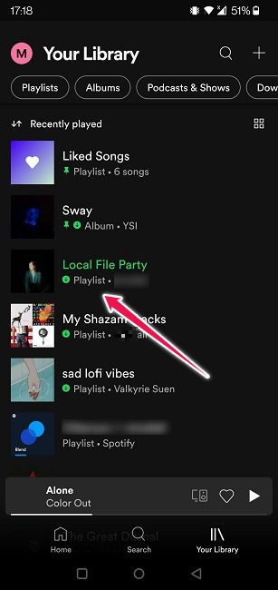 How To Add Local Files Spotify Mobile Local Files Playlist