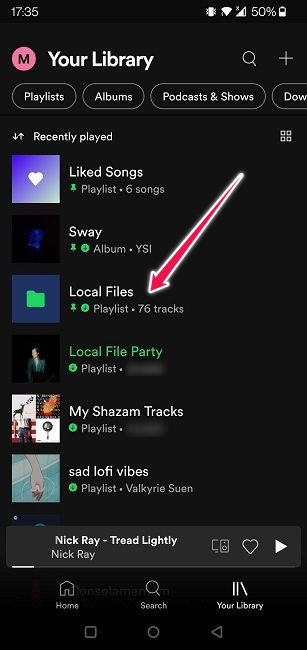 How To Add Local Files Spotify Mobile Local Files