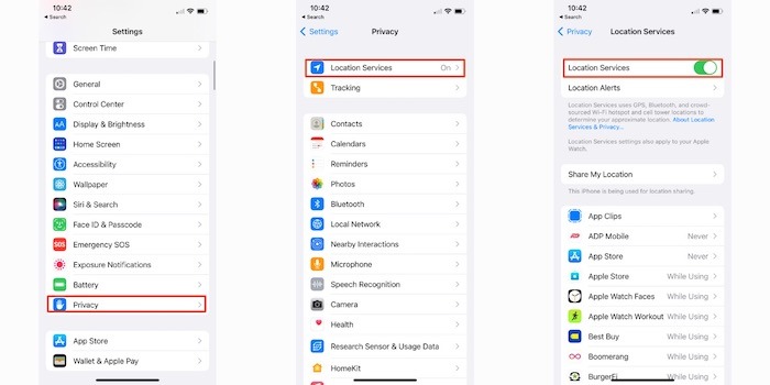 How To Find My Iphone Privacy