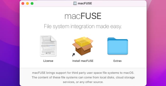 How To Mount Access Ext4 Install Macfuse