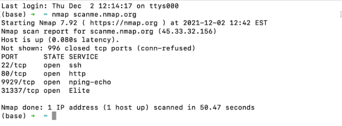 How To Scan Local Network Terminal Nmap Nmap Command