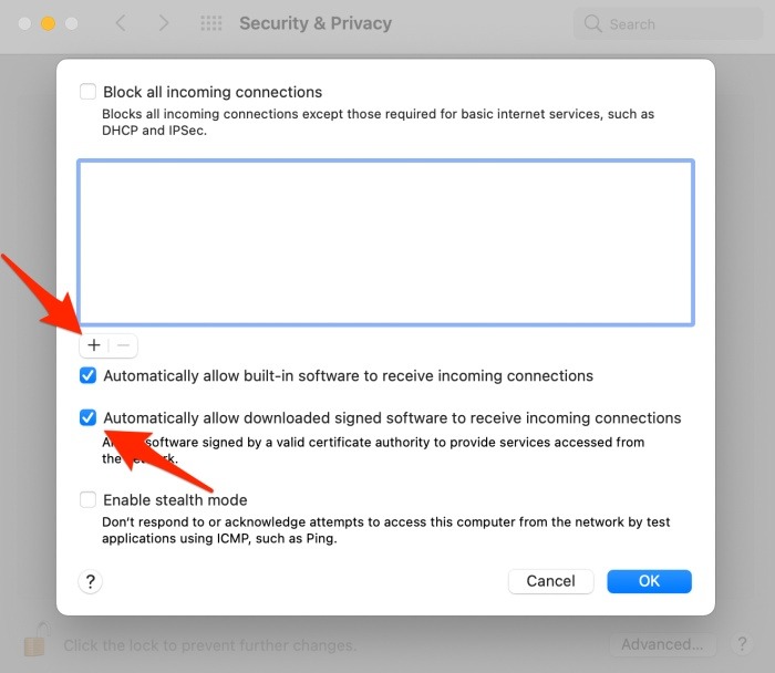 Macos Firewall Allow Signed Apps