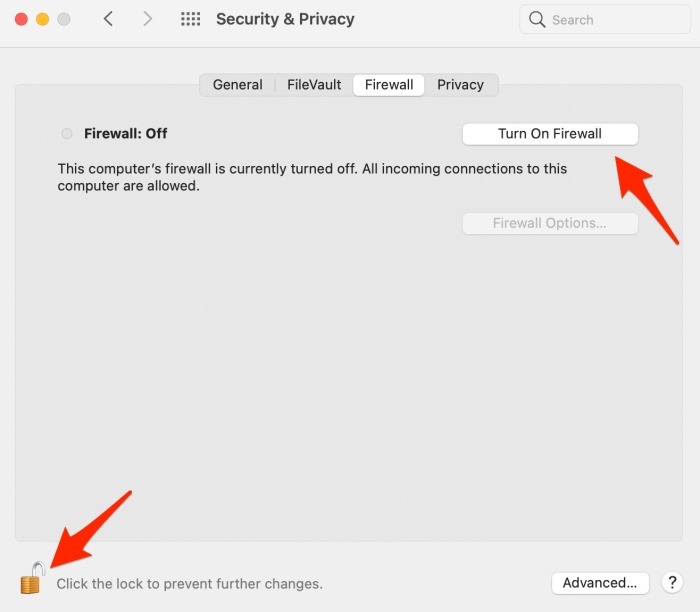 Macos Firewall Settings