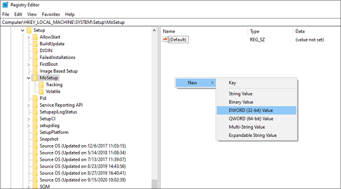New 32 Bit Value Registry 1