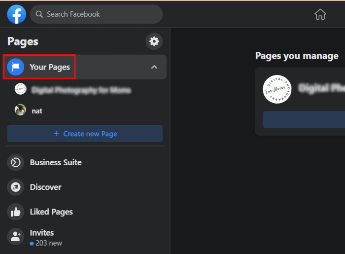 Obs Facebook Gaming Select Page