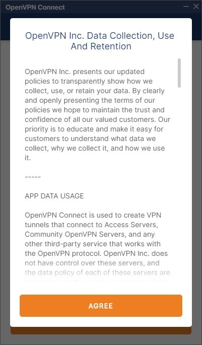 Openvpn Eula Screen