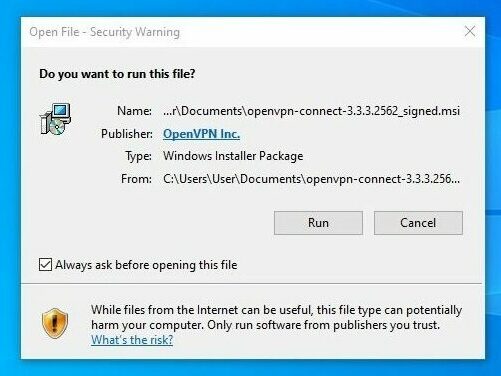 Openvpn Install Prompt