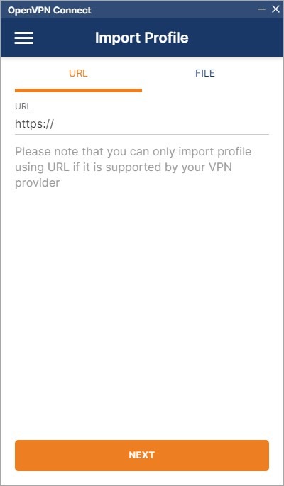 Openvpn Start Screen