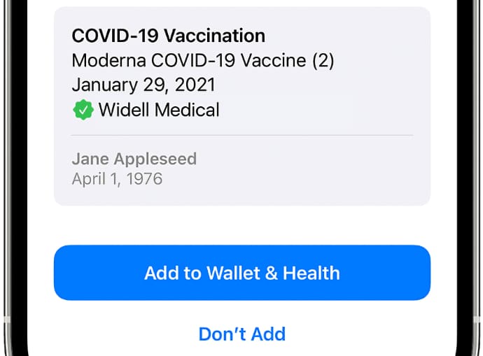 Set Up Medical Id Iphone Android Covid 19 Vaccine Info