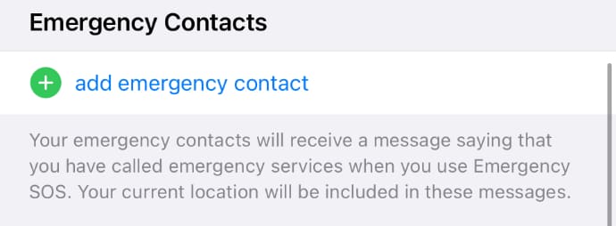 Set Up Medical Id Iphone Android Emergency Contacts