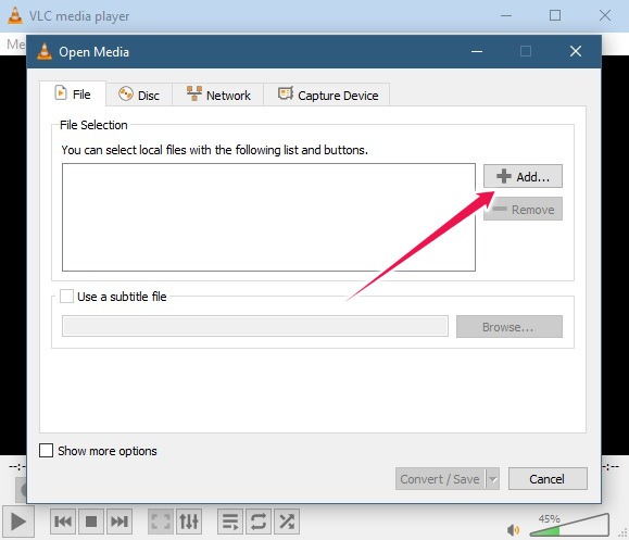 Useful Things Vlc Convert File Selection