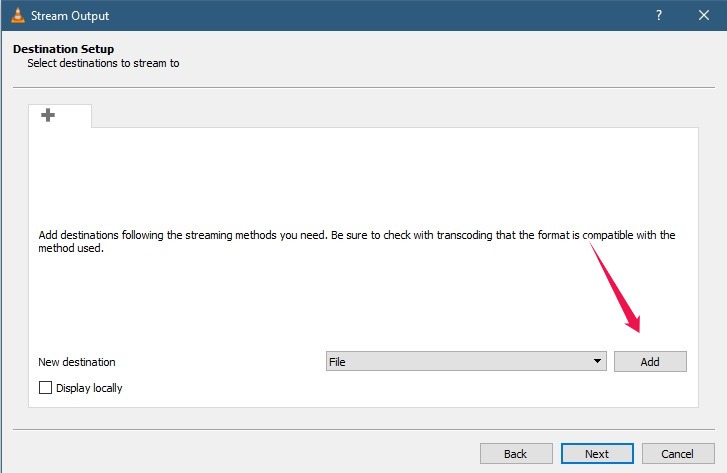 Useful Things Vlc Play Video Add Destination