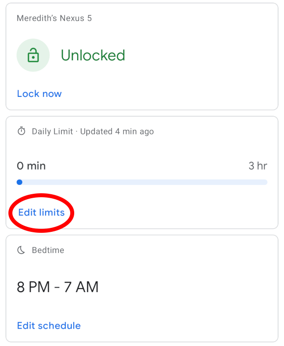 Android Parental Controls Family Link Limits