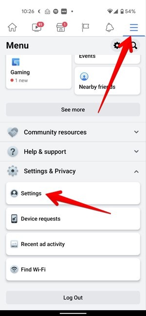 Block Someone Facebook Mobile Settings