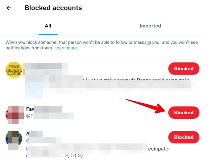 Block Someone Twitter Pc Unblock All
