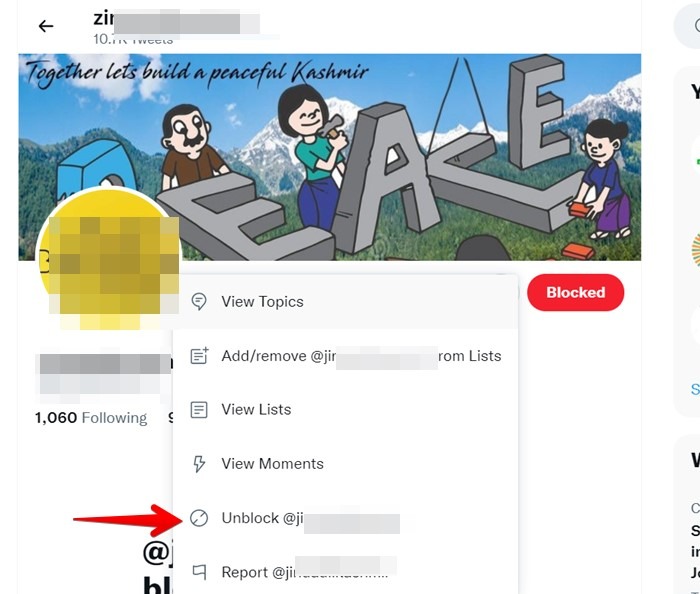 Block Someone Twitter Pc Unblock