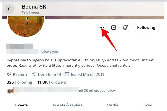 Block Someone Twitter Profile Icon