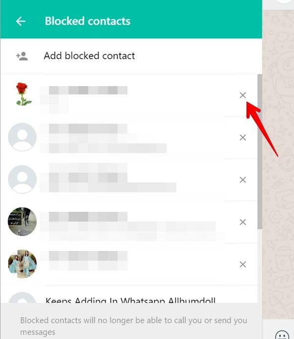 Block Someone Whatsapp Pc Unblock