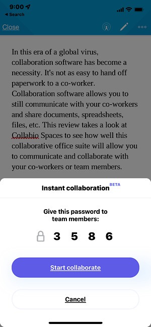 Collabio Spaces Review Pin Iphone