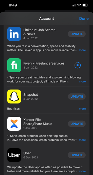 Snapchat Ios Update Screen