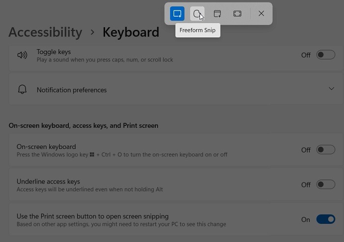 Snipping Tool Win11 Printscreen For Snipping