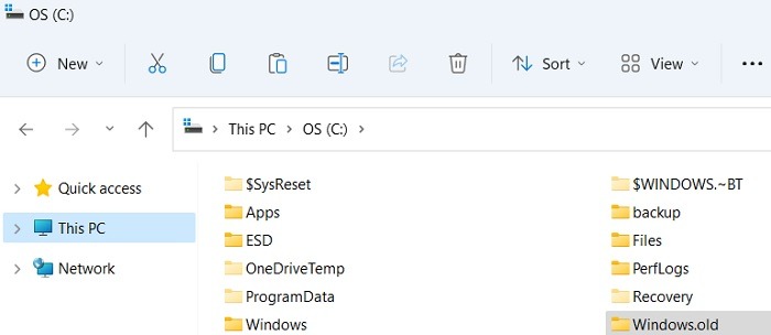 Snipping Tool Win11 Windowsold Folder