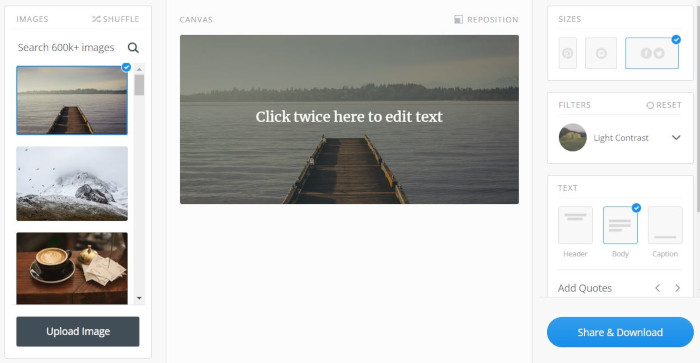 Social Media Graphics Pablo Design Editor