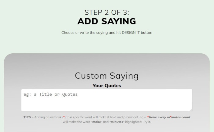 Social Media Graphics Quotes Steps