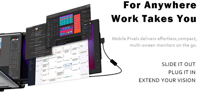 Trio Max Portable Monitor Slide Out