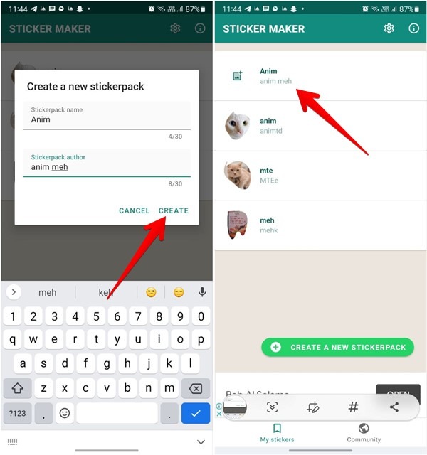 Whatsapp Sticker Animated Create